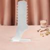 Foot Shaped Anklet Storage Rack Display Stand 7 Layer Portable Trendy Decor Creative Necklace Holder