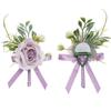 Pearl Bridegroom-bride Corsage Simulation Flower Rose Corsage Elegant Pearl Wrist Flower  Prom