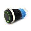 Переключатель вкл/выкл, светодиодная кнопка с фиксацией 18 мм RGB 3 в 1 черный + внедорожная розетка