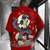 Pokémon Animation Derivatives Pattern Printing T-shirt Men's Women's 2025 Summer Oversize Loose Cotton Street Trend Brand Top