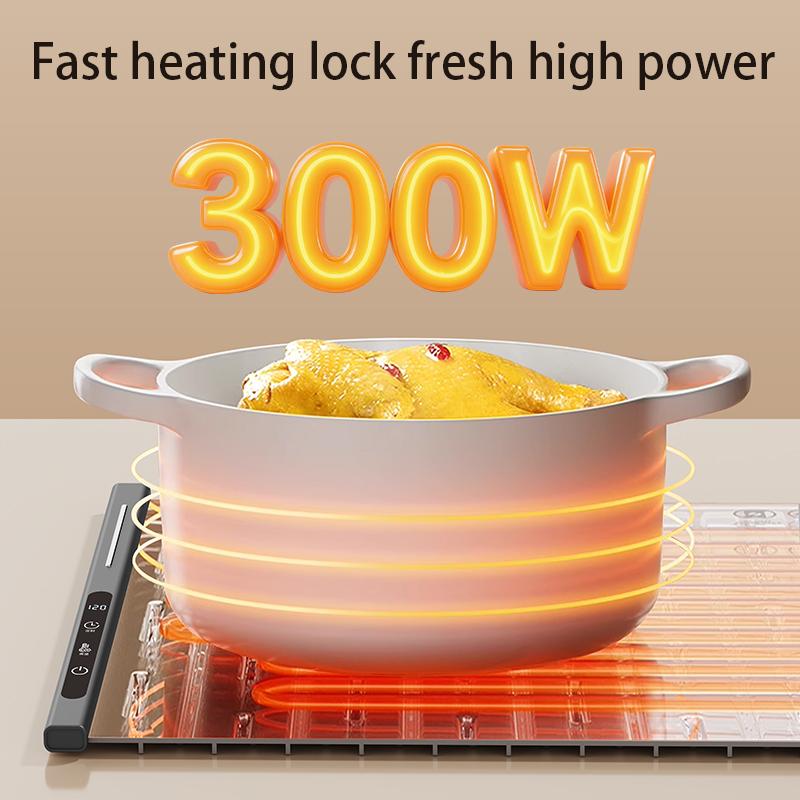 Flexible Silicone Food Warmer Mat Foldable Food Warming Tray Electric Food Warming Mat Warm Cutting Board Constant Warm Dishes