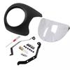7 Inch Retro Cafe Racer Headlamp Windscreen Waterproof  Anti-fall Fairing Headlight Shade Modification Accessories