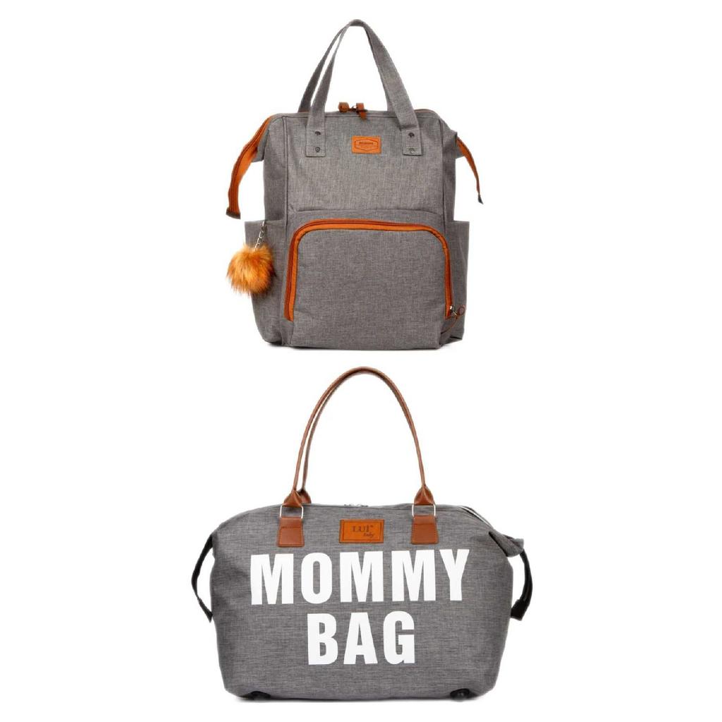 Mother Baby Care Backpack With Thermal Feeding Bottle And Mommy Bag Mother Baby Care Bag Thermal Feeding Bottle