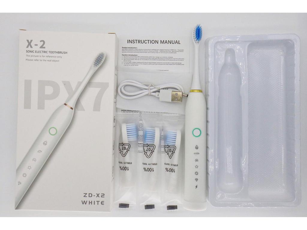 Портативный набор электрических зубных щеток для дома, общежития, путешествий - подходит для детей и взрослых