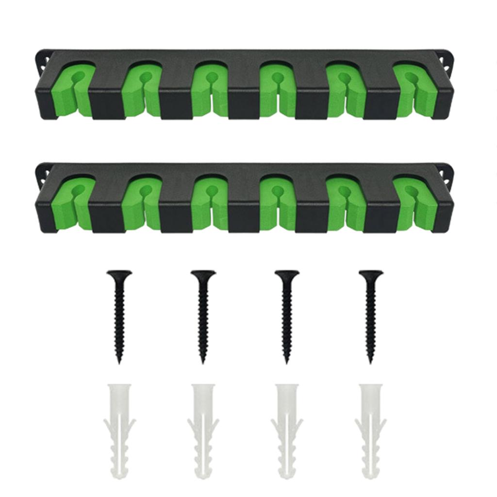 Держатели для удочек для гаража Вертикальный держатель для удочек Настенное крепление Стойка для удочек Держатель для удилищ Вмещает до 6 удочек