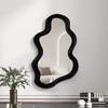 Minimalist Cloud Shaped Desktop Dressing Mirror French Simple Wall Hanging Bathroom Irregular Makeup Decorative Girl Mirror
