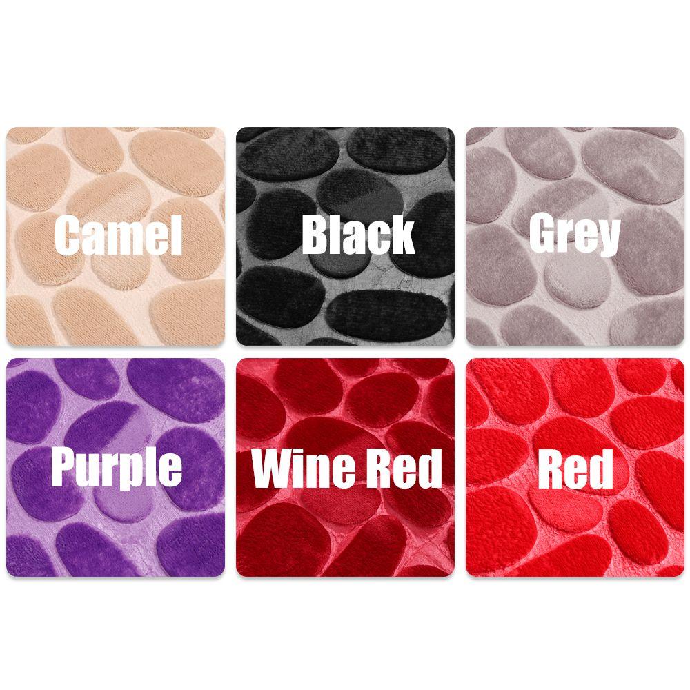 40*60cm Soft Bathtub Living Room Pebbles Bath Mat Bathroom Carpet Anti Slip Doormat