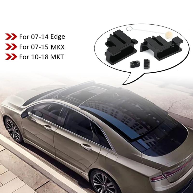 Запасные части для автомобиля Для 7T4Z78502C06A 7T4Z78502C07A 7T4Z78502C06B 7T4Z78502C07B Пластиковая заглушка для ремонта направляющей люка Вставьте и играйте