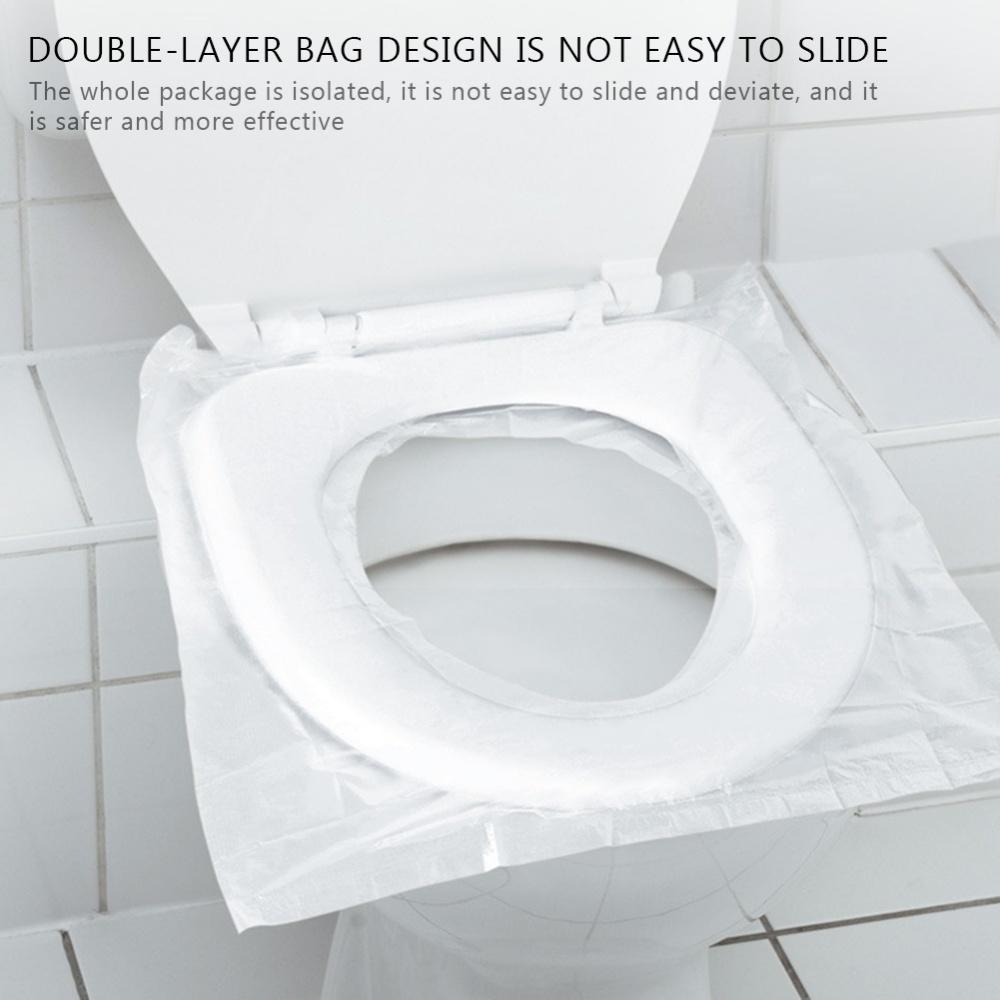 Чехол на сиденье унитаза одноразовый пластиковый нескользящий для приучения к горшку
