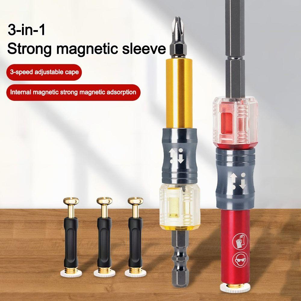 Dual-purpose Magnetic Screwdriver Bits Multi-functional Woodworking Socket Wrench