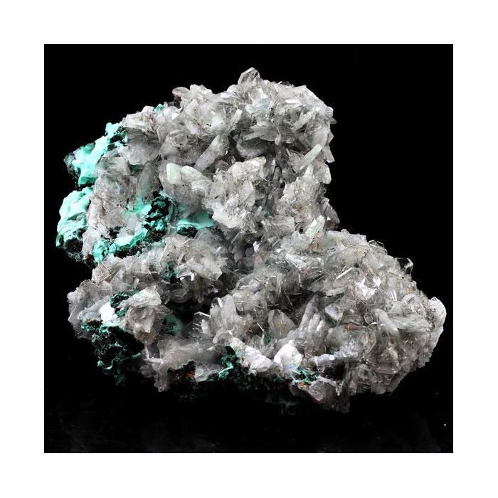 Pierres et Minéraux. Malachite + Baryte. 1551.5 ct. Congo..