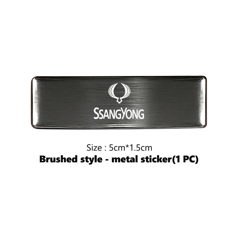 BMB1 Car Body Sticker Badge Auto Styling Decoration Accessories For SsangYong Kyron Actyon Sport Tivoli Torres Korando C300 Musso