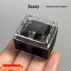 Dual Hole Pencil Sharpener for Eyeliner, Eyebrow Pencil, Lipstick, Lip Liner, and Highlighter.
