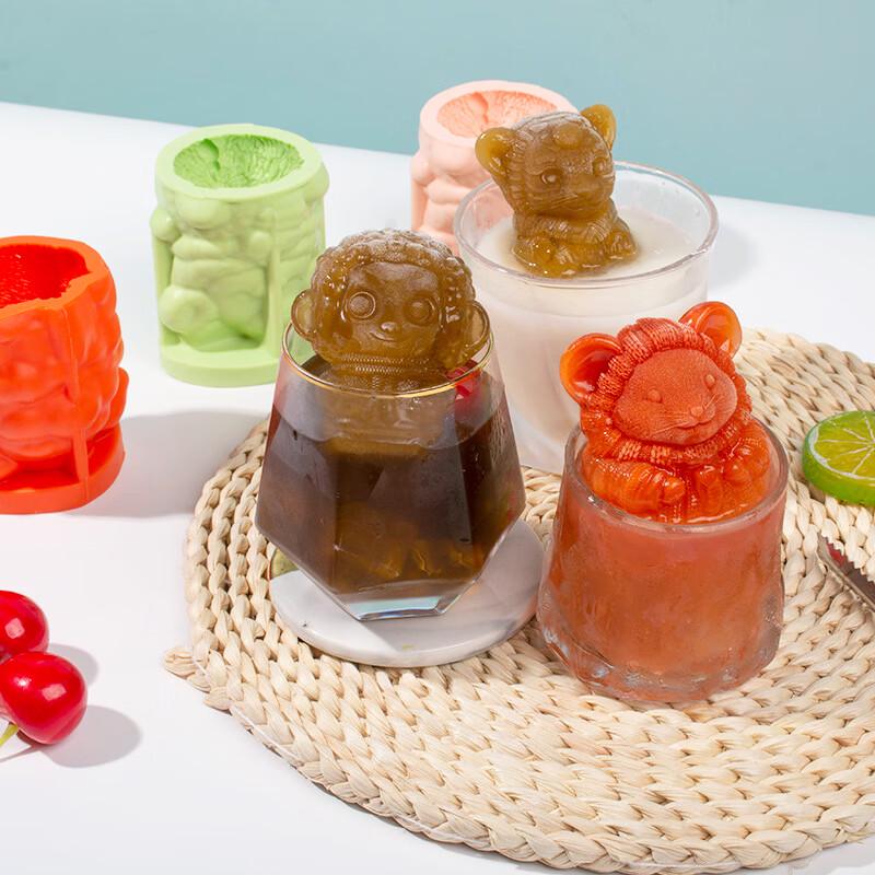 Силиконовая форма для кубиков льда 'Животные Зодиака'