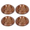 4Pcs Piano Caster Cups Antiskid Round Cup Grand Piano Mats Piano Foot Pads