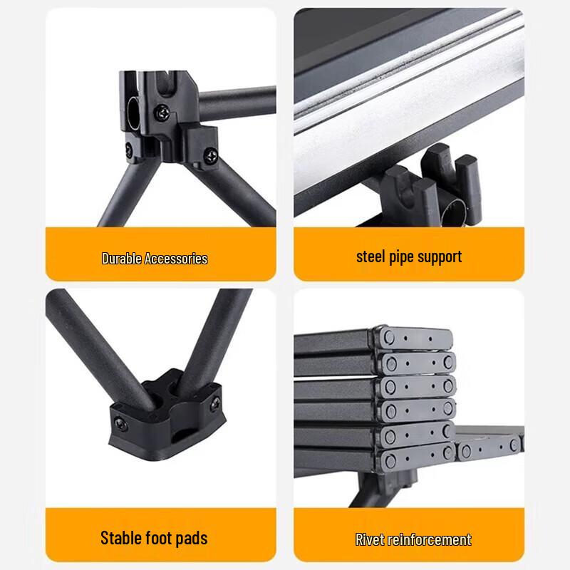Quyoubang Portable Tactical Camping Table and Chair Set