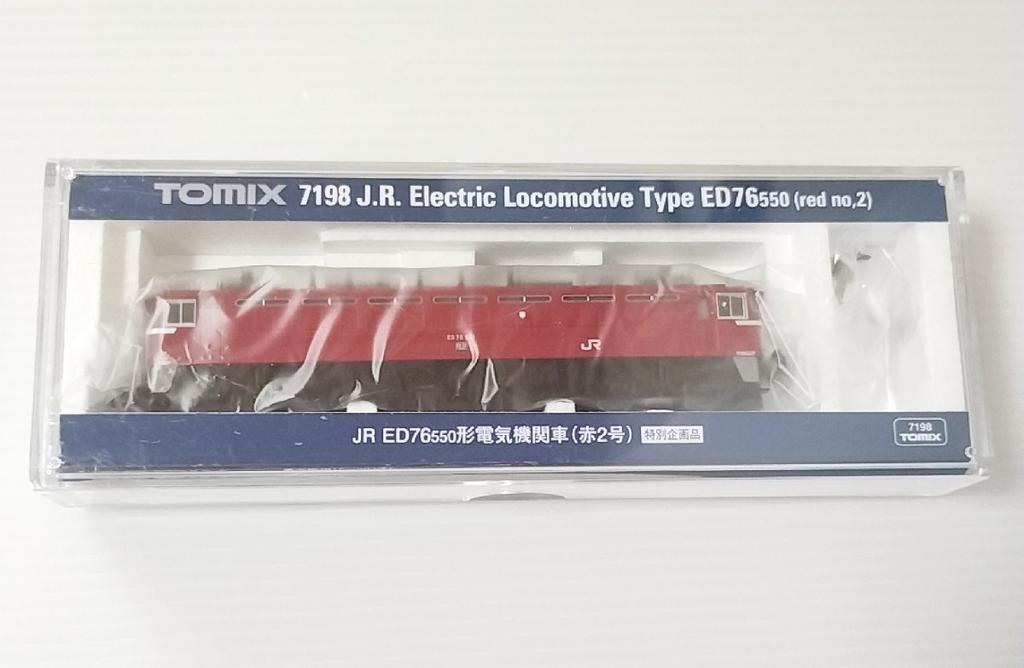 TOMIX 7198 Электровоз Масштаб N ED76-550 (Красный Нет. 2)