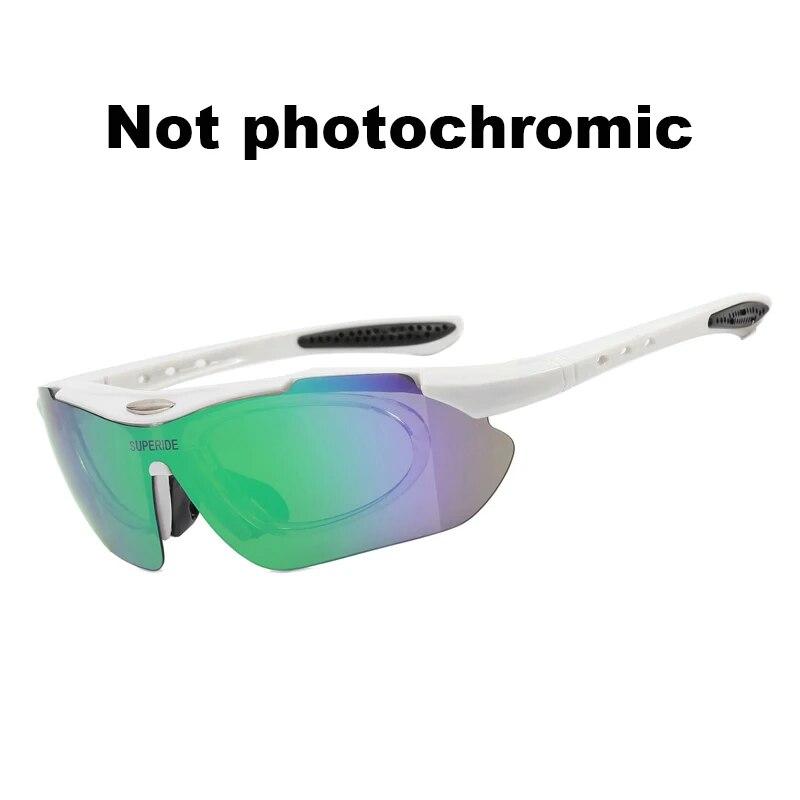 Фотохромные солнцезащитные очки для бега и велоспорта, мужские и женские велосипедные очки с оправой для близорукости, поляризационные очки для шоссейного велосипеда, MTB