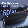 Bluetooth-динамики, 60 Вт портативный динамик громкий, водонепроницаемый наружный Bluetooth-динамик IPX6, 40 часов воспроизведения, глубокий бас, стерео, эквалайзер, динамики Bluetooth беспроводные