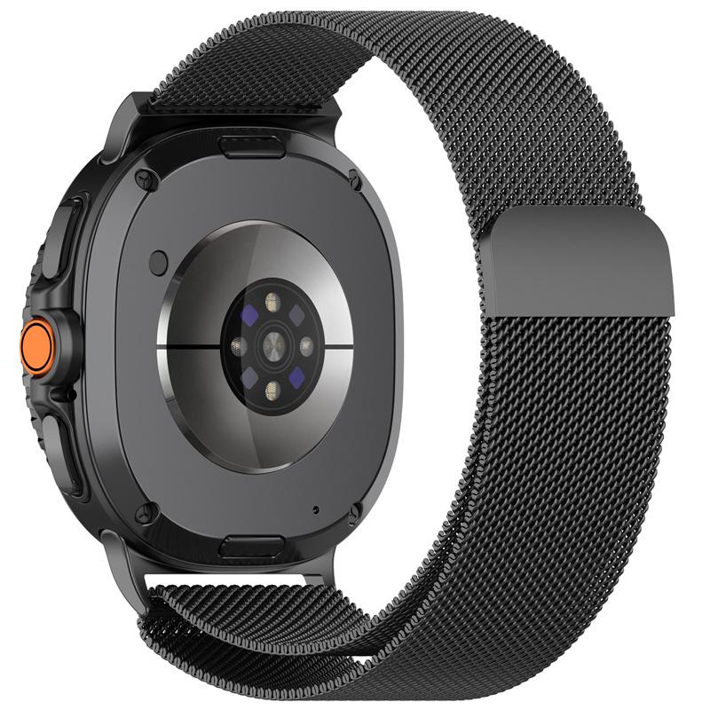 Магнитный металлический ремешок для Samsung Galaxy Watch Ultra2 из нержавеющей стали, сменный браслет