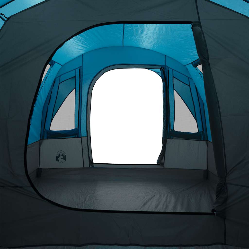 3 Person Tunnel Tent Blue Waterproof