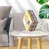 Record Storage Holder CD Racks Large Capacity Display Stand Clear Acrylic Modern Desktop Rack Record Holder Storage For Home