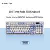 Беспроводной набор клавиатуры и мыши L98 Silent - Стильный RGB-дизайн для девушек, офиса и игр
