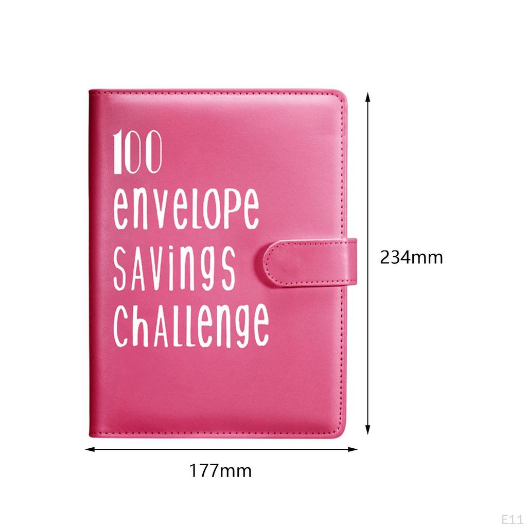 100 Envelopes Money Saving Challenge Binder A5 Savings Book