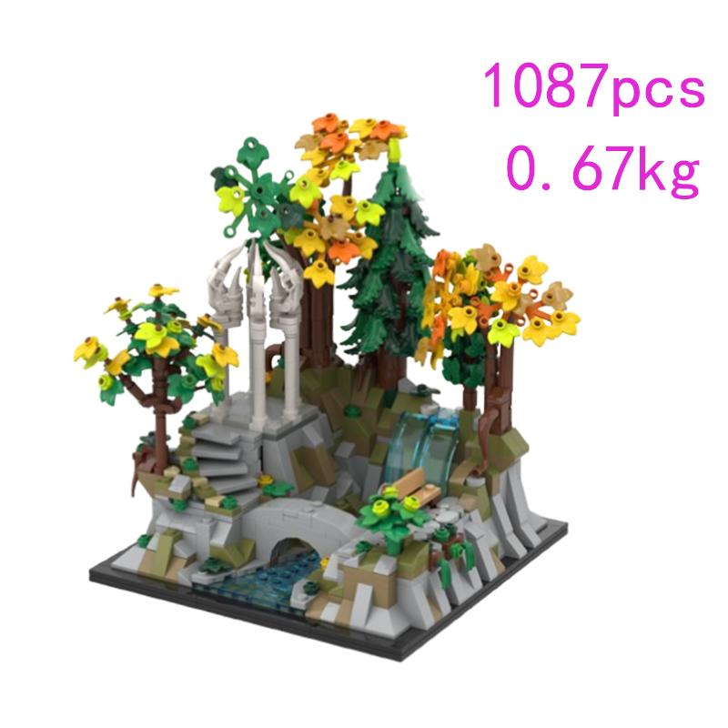 Товар MOC-230249 225130 DIY Конструктор из Мелких Деталей Головоломка Игрушка Модель Подарочный Набор Украшение