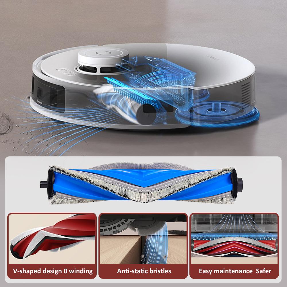 Main Brush Replacement For ECOVACS DEEBOT T30 Pro T30 Max T30S T30 Omni T30 Pro Omni T30S T30S Combo Yeedi M12 Pro+ Robot Vacuum Roller Brushes