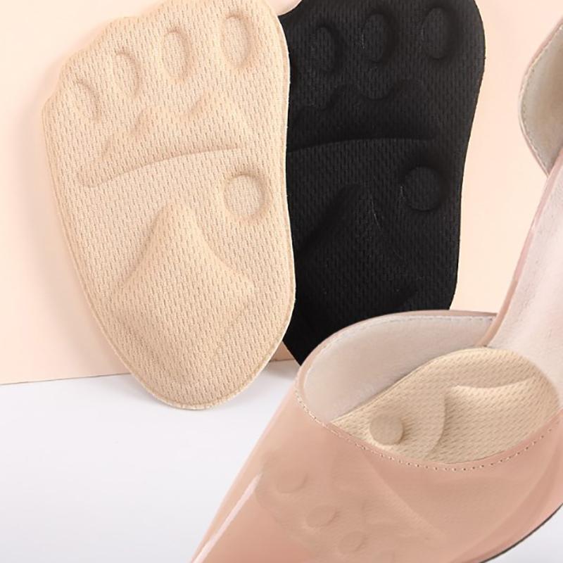 Женская подушечка для передней части стопы, вставка для обуви, полустельки, обезболивающая подушечка для пальцев ног