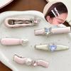 5Pcs/Set Heart Shape Hair Clips Cool Shiny Barrettes Fashion Hair Accessories  Women Girls