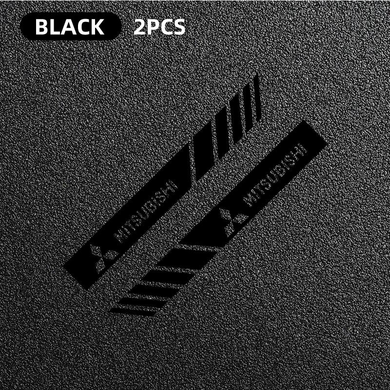 2pcs Car PVC Stripe Racing Strips Rear View Mirror Stickers For Mitsubishi Mirage G4 DV5