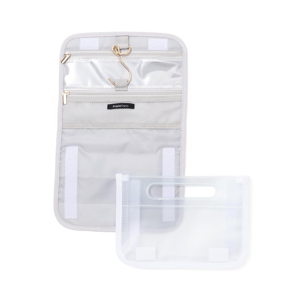 Francfranc Поп Стежок Стеганый Подвесной Светильник Дорожная Косметичка Подвесной Чехол, Средний, Фиолетовый, Водоотталкивающий, Чехол, Чехол,