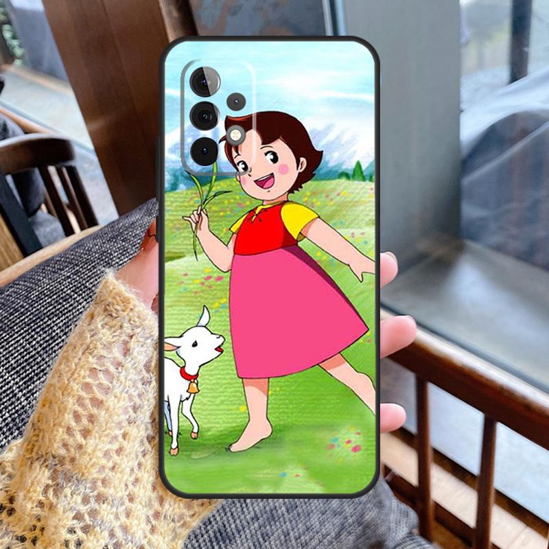 Heidi Cartoon Case For Samsung Galaxy A52 A32 A12 A13 A33 A53 A52S A50 A51 A71 A14 A34 A54 Back Cover