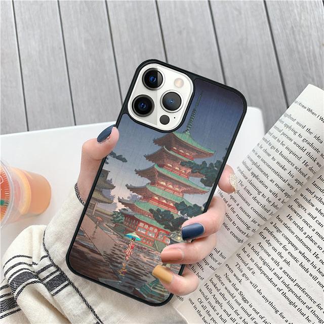 Укиё-э Японский стиль Искусство Живопись Чехол Для iPhone 17 Air 15 16 14 13 12 Pro Max 11 Pro Max Plus Чехол для телефона
