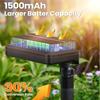 Solar Motion Sensor Lights Outdoor Pathway Lights Garden Light Adjustable Angle Rechargeable for Walkway Driveway Sidewalk Patio