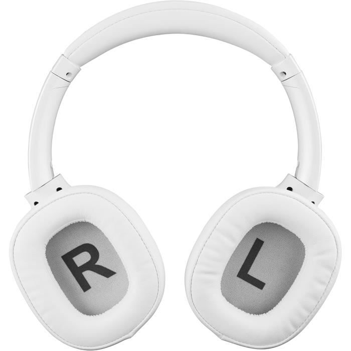 Casque Supra-auriculaire - Intenso - O400HA - Réduction Active du Bruit - Bluetooth 5.3 - Blanc