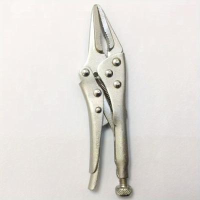 1 шт. 5-дюймовые плоскогубцы с длинными губками и фиксатором, мини-зажимные плоскогубцы для DIY, ручные инструменты для ремонта.