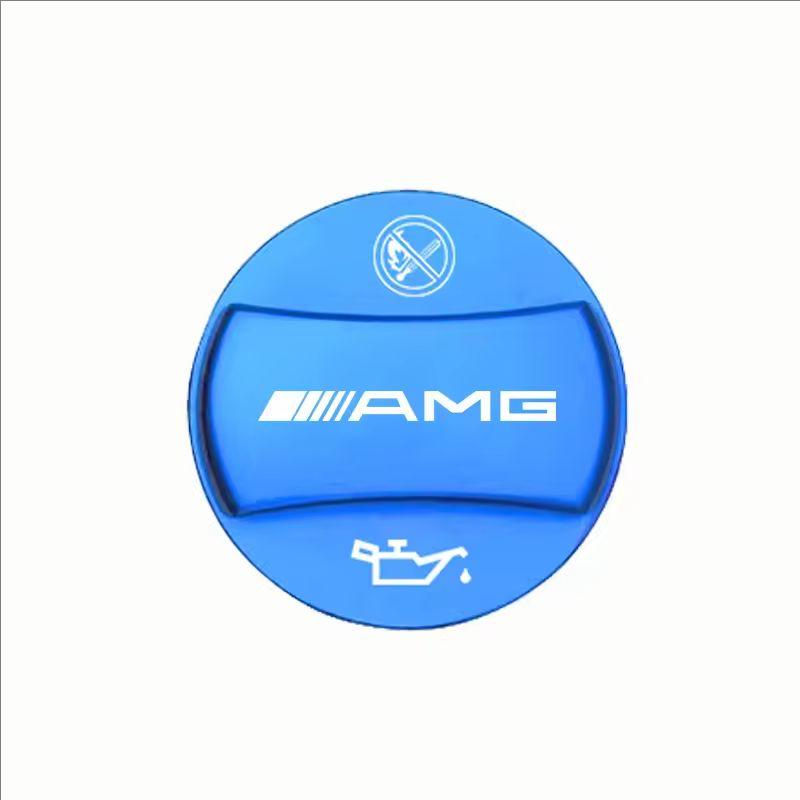 For Mercedes Benz AMG A B C E G CLA W211 W203 W204 C260 E300 Car Fuel Tank Cap Cover Frosted Aluminum Alloy Lid Auto Accessories