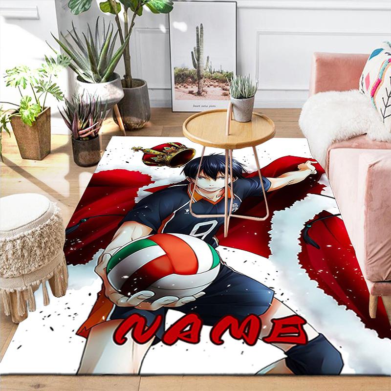 Custom 1Pc Superhero Volleyball Player Rug Office Carpet Indoor Outdoor Entrance Doormat Nonslip Soft And Comfortable Living Room D291584