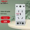 dz47x modular 5-hole socket, 10а