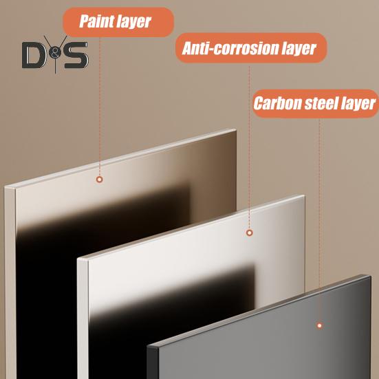 Data Cable Storage Rack Under-Desk Organizer Simple Installation Cable Management Metal Cable Tray Power Strip Cord Holder
