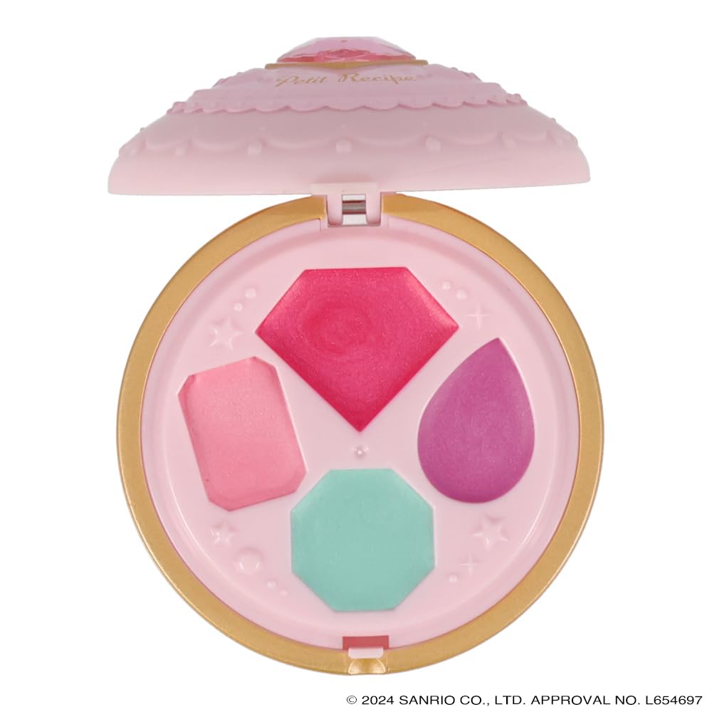 Палетка теней для век Petit Recipe x Sanrio Characters My MelodyKuromiCinnamoroll Косметика Sanrio Макияж Тени для век Shobido (Моя мелодия)