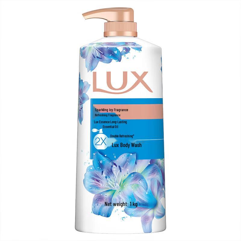 Lux Shimmering Icy Refreshing Shower Milk