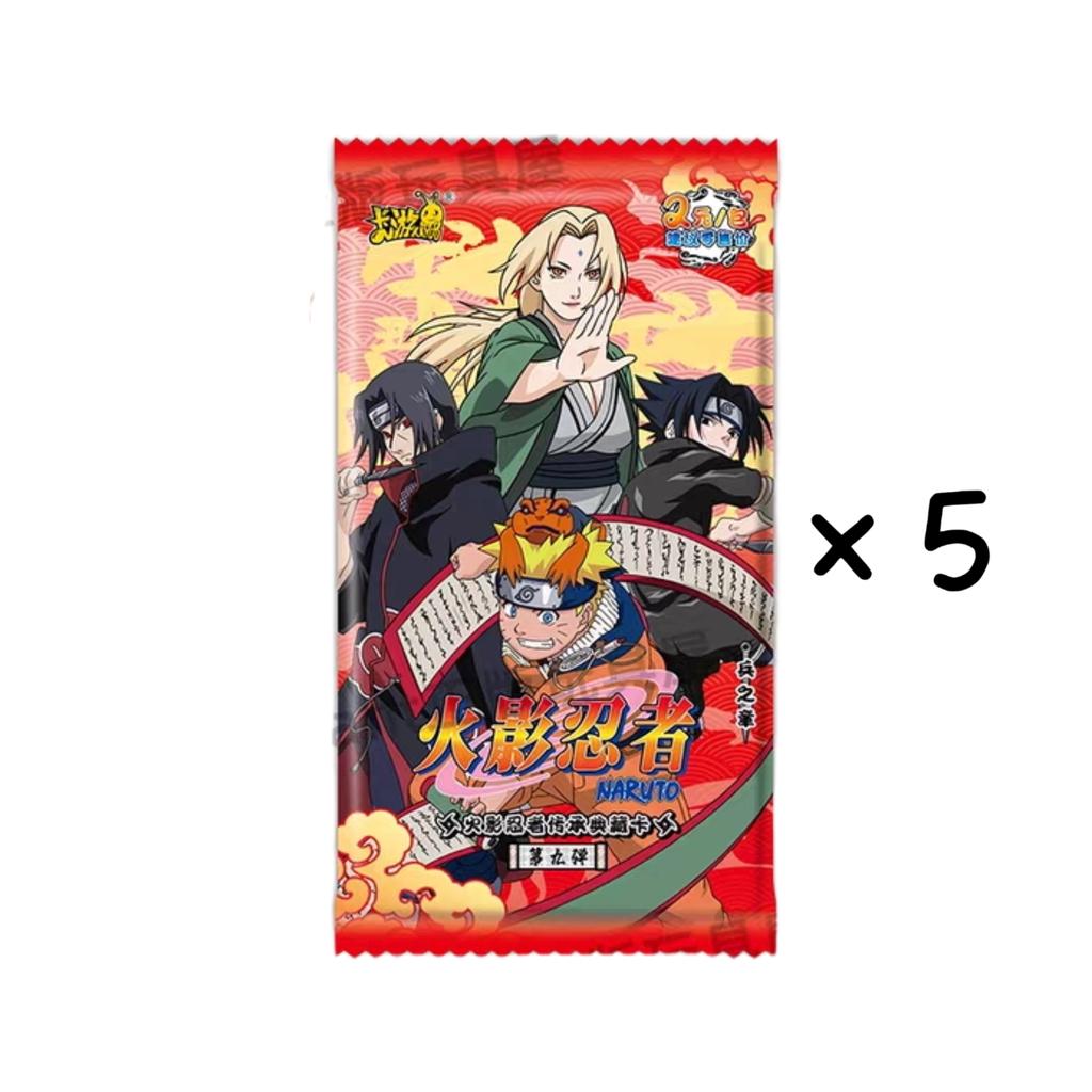 New Naruto Card Chapter Of Soldiers Vol.9 Uzumaki Naruto Animation Game Collection Cards Peripheral Toys Flash Cards