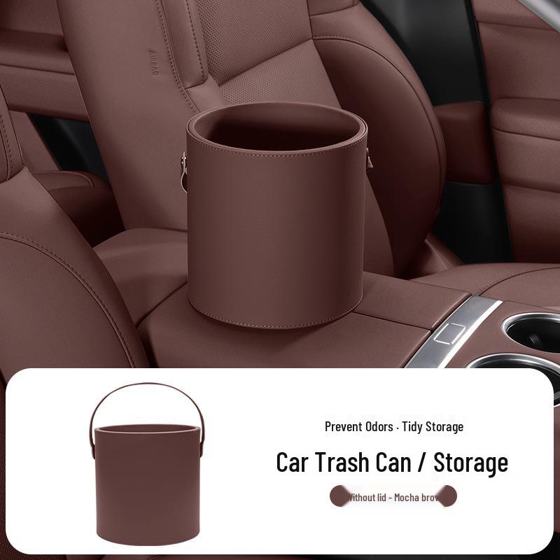 Многофункциональная портативная автомобильная мусорка с крышкой