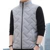 Осенние и зимние пальто, мужские жилеты из хлопка, мужские воротники-стойки, утолщенные плечи из хлопка, теплые заколки для лошадей