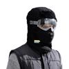 Мужская зимняя теплая флисовая шапка-ушанка с очками, ветрозащитная защита ушей для велоспорта и холодной погоды, большой размер для головы