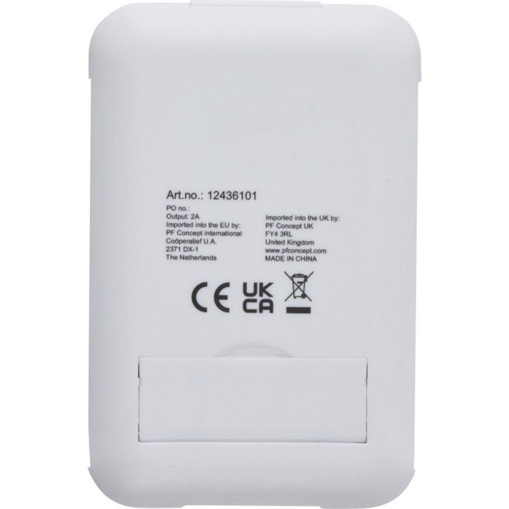 Модульный зарядный кабель Savvy из переработанного пластика с держателем для телефона